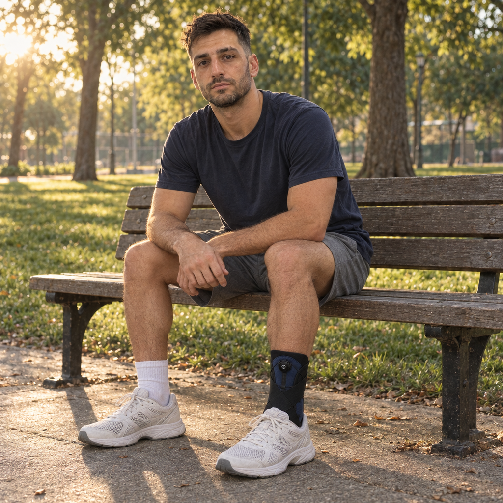Adjustable Dial Ankle Brace